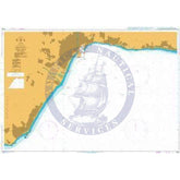 British Admiralty Nautical Chart 1850: Approaches to Malaga